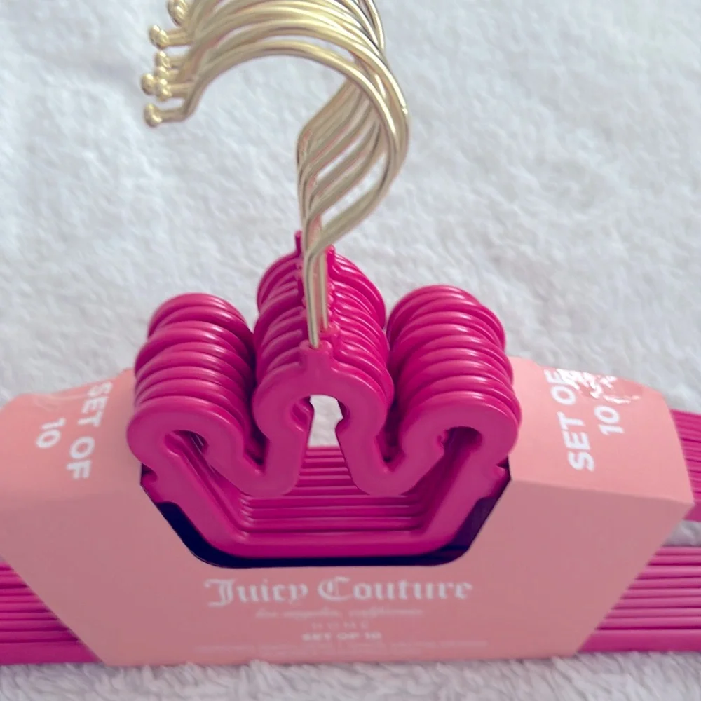 Juicy Couture Pink Hangers Set